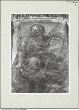 Vorderseite von Sopr. BAS ROMA [https://www.deutsche-digitale-bibliothek.de/content/lizenzen/rv-ez/] Zyklus mit Szenen des alten und des neuen TestamentsProphet - , bh454503_recto. Foto.