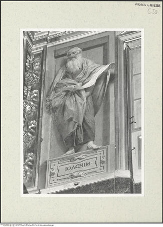 Vorderseite von Sopr. BAS ROMA [https://www.deutsche-digitale-bibliothek.de/content/lizenzen/rv-ez/] ProphetenJoachim - , bh454720_recto. Foto.