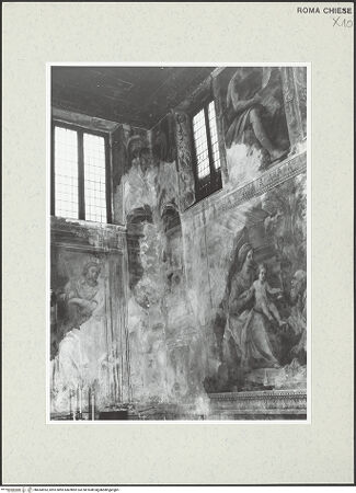 Vorderseite von Sopr. BAS ROMA [https://www.deutsche-digitale-bibliothek.de/content/lizenzen/rv-ez/] San Giuseppe dei Falegnami - Altarwand, rechte Ecke, bh454953_recto. Foto.