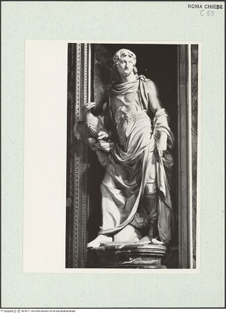 Vorderseite von unbekannt [https://www.deutsche-digitale-bibliothek.de/content/lizenzen/rv-ez/] Johannes der Evangelist - , bh455771_recto. Foto: Hutzel, Max.