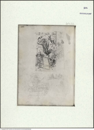 Vorderseite von Museum Kunstpalast [https://www.deutsche-digitale-bibliothek.de/content/lizenzen/rv-ez/] L'arte del disegno, e le vivezze dell'ingegno di Guglielmo della Porta celebre scultore, et architetto ... (2 Bände)Zweiter (kleiner) Band mit zwei Skizzenbüchern und einem angefügten KonvolutDas zweite SkizzenheftSeite 115: Der Auferstehende - , bh455944_recto. Foto.