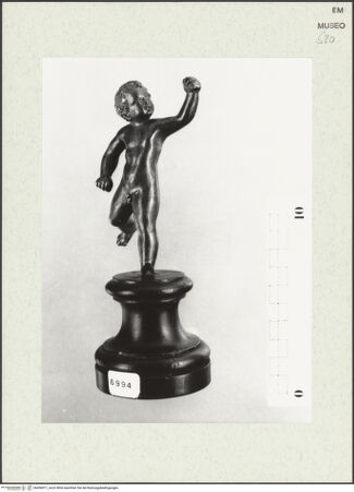 Vorderseite von Sopr. BAA Ravenna, Ferrara e Forlì [https://www.deutsche-digitale-bibliothek.de/content/lizenzen/rv-ez/] Laufender Putto - Seitenansicht, bh456911_recto. Foto.