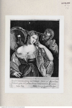 Vorderseite von Istituto Nazionale per la Grafica [http://creativecommons.org/publicdomain/mark/1.0/] Junge Frau mit Spiegel - , bh456946. Foto.