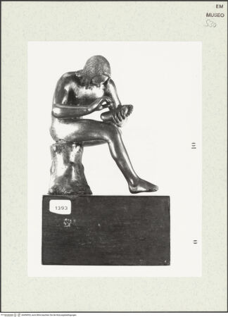 Vorderseite von Sopr. BAA Ravenna, Ferrara e Forlì [https://www.deutsche-digitale-bibliothek.de/content/lizenzen/rv-ez/] "Spinario" - Frontalansicht, bh456953_recto. Foto.