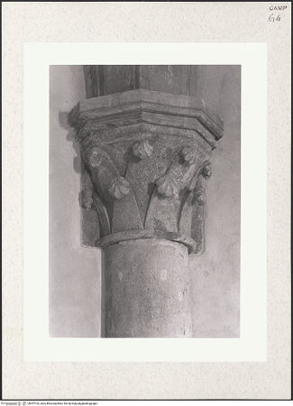 Vorderseite von Bruzelius, Caroline [https://www.deutsche-digitale-bibliothek.de/content/lizenzen/rv-ez/] Kapitelle und SockelKapitell (Ostabschluss links) - Gesamtansicht, bh457418_recto. Foto: Brummel, Chester.