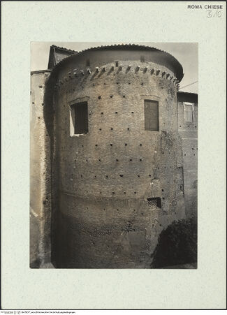 Vorderseite von unbekannt [https://www.deutsche-digitale-bibliothek.de/content/lizenzen/rv-fz/] Santi Quattro Coronati - Apsis, bh458297_recto. Foto.