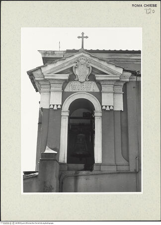 Vorderseite von Sopr. BAS ROMA [https://www.deutsche-digitale-bibliothek.de/content/lizenzen/rv-ez/] Santa Maria in Domnica - , bh458628_recto. Foto.