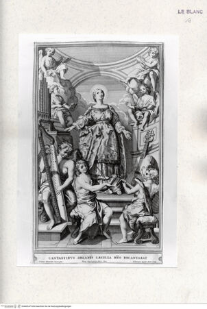 Vorderseite von Istituto Nazionale per la Grafica [http://creativecommons.org/publicdomain/mark/1.0/] Die heilige Cäcilie - , bh460347. Foto.