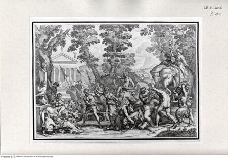 Vorderseite von Istituto Nazionale per la Grafica [http://creativecommons.org/publicdomain/mark/1.0/] Der Triumphzug des Bacchus - , bh460394. Foto.