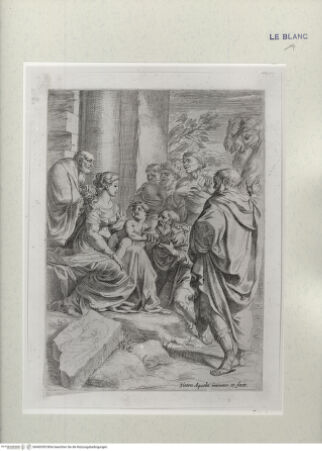 Vorderseite von Istituto Nazionale per la Grafica [http://creativecommons.org/publicdomain/mark/1.0/] Die Anbetung der Könige - , bh460395. Foto.