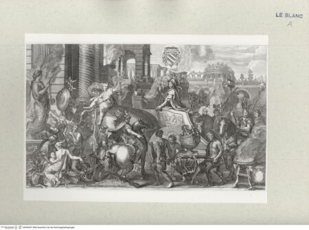 Vorderseite von Istituto Nazionale per la Grafica [http://creativecommons.org/publicdomain/mark/1.0/] Triumph eines Feldherrn (Alexanders des Großen?) - , bh460407. Foto.