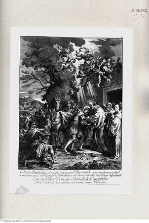 Vorderseite von Bibliothèque Nationale [http://creativecommons.org/publicdomain/mark/1.0/] Die Aufnahme des heiligen Bernhard von Clairvaux in das Kloster von Citeaux - , bh460794. Foto.