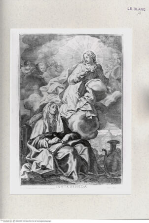 Vorderseite von Istituto Nazionale per la Grafica [https://rightsstatements.org/page/CNE/1.0/] Die Vision der heiligen Birgitta von Schweden - , bh460800. Foto.