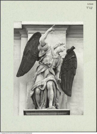 Vorderseite von Bibliotheca Hertziana [https://www.deutsche-digitale-bibliothek.de/content/lizenzen/rv-fz/] VerkündigungGabriel - Gesamtansicht, bh460818_recto. Foto.