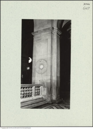 Vorderseite von Bibliotheca Hertziana [https://www.deutsche-digitale-bibliothek.de/content/lizenzen/rv-fz/] Santa Maria presso San Celso - Chorpfeiler, bh461044_recto. Foto: Fichera, Gabriele.