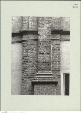 Vorderseite von Bibliotheca Hertziana [https://www.deutsche-digitale-bibliothek.de/content/lizenzen/rv-fz/] Santa Maria presso San CelsoChor und Ostbau - Chorumgang, Detail, bh461100_recto. Foto: Fichera, Gabriele.