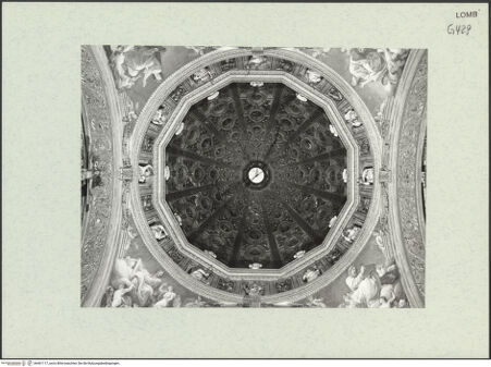 Vorderseite von Bibliotheca Hertziana [https://www.deutsche-digitale-bibliothek.de/content/lizenzen/rv-fz/] Santa Maria presso San CelsoKuppel und Vierung - Blick in die Kuppel, bh461117_recto. Foto: Fichera, Gabriele.