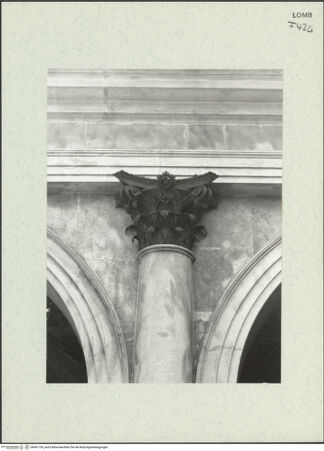 Vorderseite von Bibliotheca Hertziana [https://www.deutsche-digitale-bibliothek.de/content/lizenzen/rv-fz/] Santa Maria presso San Celso - Bronzekapitell, bh461156_recto. Foto: Fichera, Gabriele.