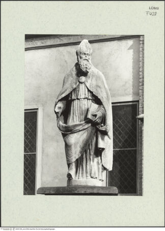 Vorderseite von Bibliotheca Hertziana [https://www.deutsche-digitale-bibliothek.de/content/lizenzen/rv-fz/] Heiliger Augustinus - Gesamtansicht, bh461206_recto. Foto: Fichera, Gabriele.