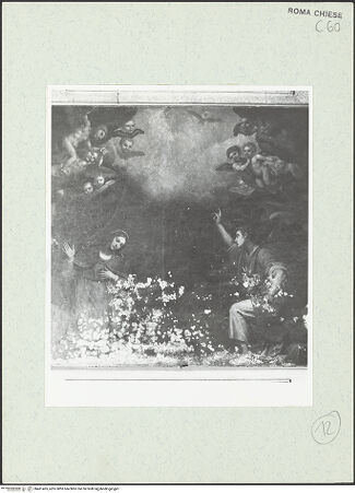 Vorderseite von Sopr. BAS ROMA [https://www.deutsche-digitale-bibliothek.de/content/lizenzen/rv-fz/] Verkündigung - , bh461405_recto. Foto.