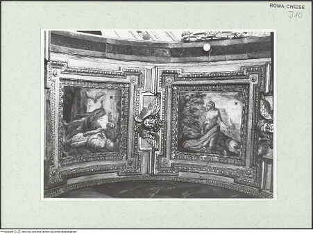 Vorderseite von Sopr. BAS ROMA [https://www.deutsche-digitale-bibliothek.de/content/lizenzen/rv-ez/] Szenen aus dem Leben Johannes des Täufers - mittleres und linkes Feld, nach der Restaurierung von 1972, bh461428_recto. Foto.