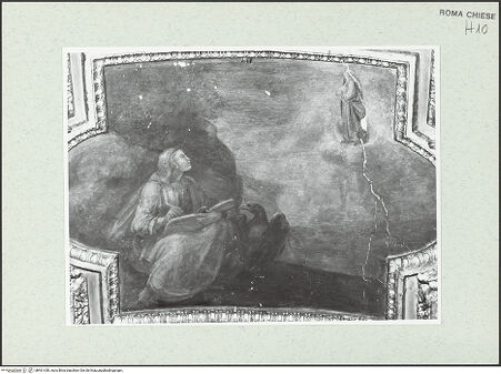 Vorderseite von Sopr. BAS ROMA [https://www.deutsche-digitale-bibliothek.de/content/lizenzen/rv-ez/] Szenen aus dem Leben des Evangelisten JohannesInspiration des Evangelisten Johannes - , bh461438_recto. Foto.