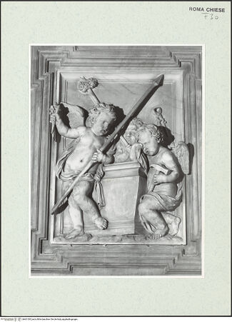 Vorderseite von Sopr. BAS ROMA [https://www.deutsche-digitale-bibliothek.de/content/lizenzen/rv-ez/] Engel mit den Leidenswerkzeugen - rechte Seite, bh461545_recto. Foto.