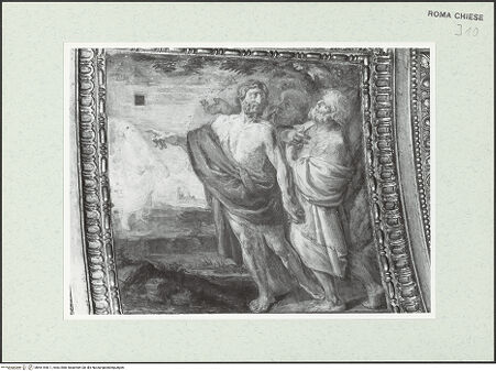 Vorderseite von Sopr. BAS ROMA [https://www.deutsche-digitale-bibliothek.de/content/lizenzen/rv-fz/] Szenen aus dem Leben Johannes des TäufersJohannes der Täufer weist die Apostel auf Christus hin - , bh461550-1_recto. Foto.