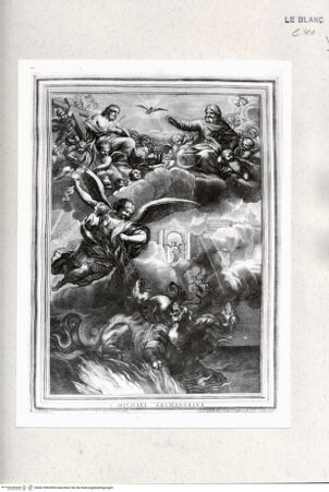 Vorderseite von Istituto Nazionale per la Grafica [http://creativecommons.org/publicdomain/mark/1.0/] Der Erzengel Michael - , bh461598. Foto.