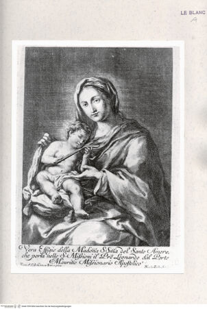 Vorderseite von Istituto Nazionale per la Grafica [http://creativecommons.org/publicdomain/mark/1.0/] Maria mit dem Jesuskind - , bh461599. Foto.
