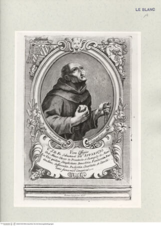Vorderseite von Istituto Nazionale per la Grafica [http://creativecommons.org/publicdomain/mark/1.0/] Bildnis des Sebastien de Apparizio - , bh461620. Foto.