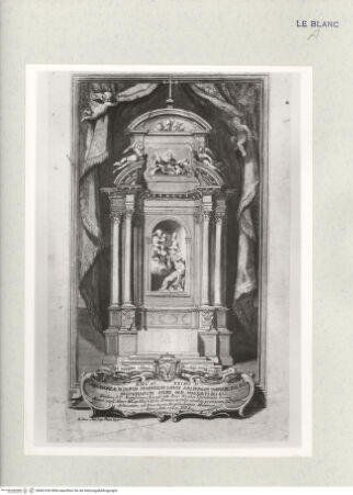 Vorderseite von Istituto Nazionale per la Grafica [http://creativecommons.org/publicdomain/mark/1.0/] Hauptaltar der Kirche San Nicola da Tolentino, Rom - , bh461636. Foto.