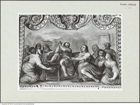 Vorderseite von Sopr. BAS ROMA [https://www.deutsche-digitale-bibliothek.de/content/lizenzen/rv-ez/] Szenen aus dem Leben des heiligen Papstes Alexander I.Der heilige Alexander im Gebet - nach der Restaurierung von 1977, bh461967_recto. Foto.