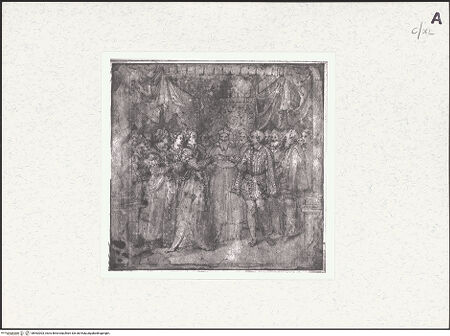 Vorderseite von National Gallery of Scotland [https://www.deutsche-digitale-bibliothek.de/content/lizenzen/rv-ez/] Die Hochzeit des Ottavio Farnese mit Margarethe von Österreich - , bh462003_recto. Foto.