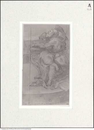 Vorderseite von National Gallery of Scotland [https://www.deutsche-digitale-bibliothek.de/content/lizenzen/rv-fz/] Sitzende männliche Gestalt - , bh462005_recto. Foto.