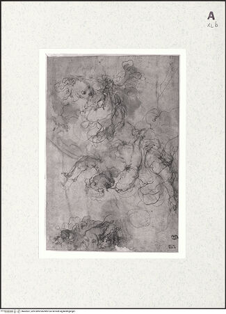 Vorderseite von National Gallery of Scotland [https://www.deutsche-digitale-bibliothek.de/content/lizenzen/rv-ez/] Figurenstudien - , bh462007_recto. Foto.