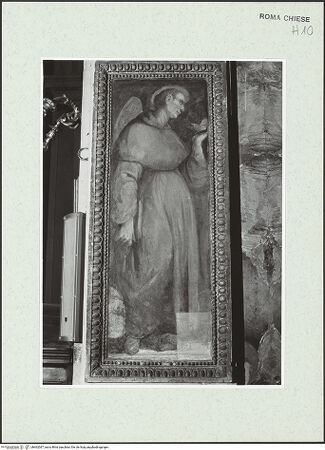 Vorderseite von Sopr. BAS ROMA [https://www.deutsche-digitale-bibliothek.de/content/lizenzen/rv-ez/] HeiligenzyklusDer heilige König Ludwig von Toulouse - nach der Restaurierung von 1977, bh462067_recto. Foto.