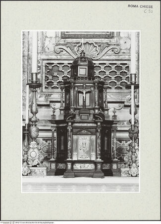 Vorderseite von Sopr. BAS ROMA [https://www.deutsche-digitale-bibliothek.de/content/lizenzen/rv-ez/] Tabernakel - , bh462113_recto. Foto.