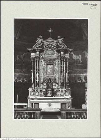 Vorderseite von Sopr. BAS ROMA [https://www.deutsche-digitale-bibliothek.de/content/lizenzen/rv-ez/] Hochaltar - , bh462121_recto. Foto.