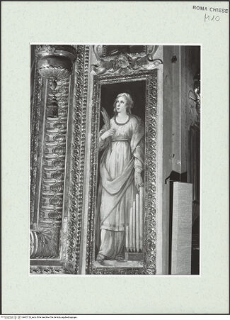 Vorderseite von Sopr. BAS ROMA [https://www.deutsche-digitale-bibliothek.de/content/lizenzen/rv-ez/] HeiligeDie heilige Cäcilie - , bh462124_recto. Foto.