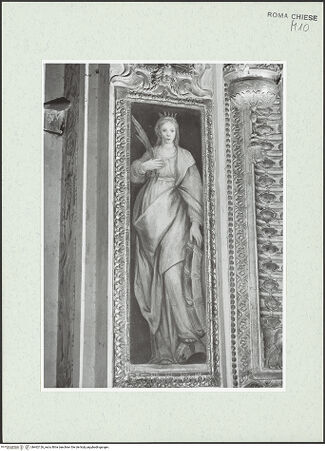 Vorderseite von Sopr. BAS ROMA [https://rightsstatements.org/page/CNE/1.0/] HeiligeDie heilige Katharina - , bh462126_recto. Foto.