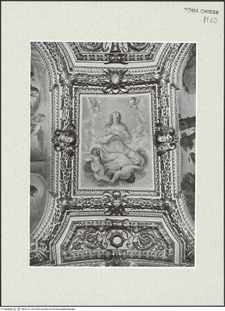 Vorderseite von Sopr. BAS ROMA [https://www.deutsche-digitale-bibliothek.de/content/lizenzen/rv-ez/] Szenen aus dem Leben der heiligen BarbaraDie heilige Barbara in der Glorie - , bh462131_recto. Foto.