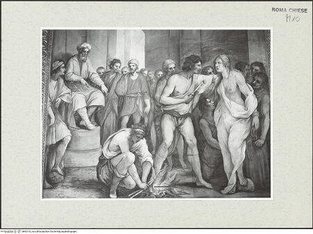 Vorderseite von Sopr. BAS ROMA [https://rightsstatements.org/page/CNE/1.0/] Die heilige Barbara - , bh462132_recto. Foto.