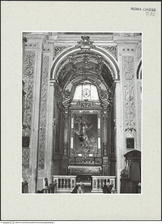 Vorderseite von Sopr. BAS ROMA [https://www.deutsche-digitale-bibliothek.de/content/lizenzen/rv-ez/] Santi Cosma e Damiano - 1. Kapelle links (di Santa Barbara), bh462135_recto. Foto.