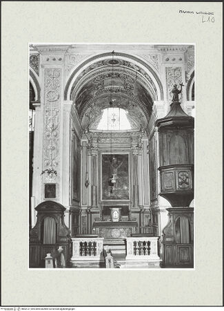 Vorderseite von Sopr. BAS ROMA [https://www.deutsche-digitale-bibliothek.de/content/lizenzen/rv-ez/] Santi Cosma e Damiano - 2. Kapelle links (di Sant'Alessandro), bh462137_recto. Foto.