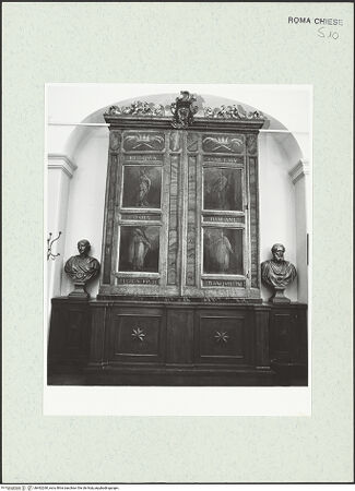 Vorderseite von Sopr. BAS ROMA [https://www.deutsche-digitale-bibliothek.de/content/lizenzen/rv-ez/] Reliquienschrank - in geschlossenem Zustand, bh462268_recto. Foto.