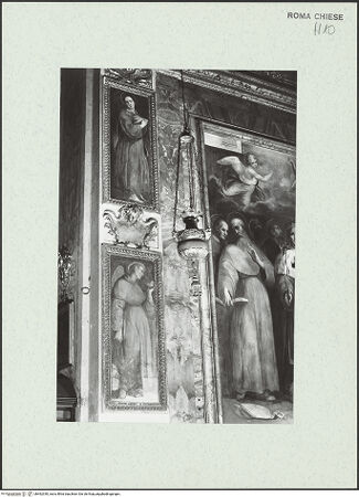 Vorderseite von Sopr. BAS ROMA [https://www.deutsche-digitale-bibliothek.de/content/lizenzen/rv-ez/] Die heiligen Bartholomäus und Ludwig - , bh462330_recto. Foto.