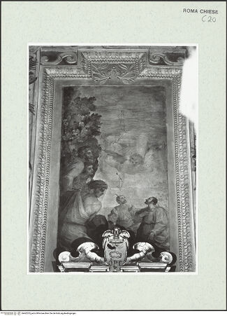 Vorderseite von Sopr. BAS ROMA [https://www.deutsche-digitale-bibliothek.de/content/lizenzen/rv-ez/] Szenen aus dem Leben der der Heiligen Kosmas und Damian und verschiedene HeiligeDie wunderbare Errettung der Heiligen Kosmas und Damian aus dem Wasser - , bh462335_recto. Foto.