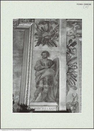 Vorderseite von Sopr. BAS ROMA [https://www.deutsche-digitale-bibliothek.de/content/lizenzen/rv-ez/] Szenen aus dem Leben der der Heiligen Kosmas und Damian und verschiedene HeiligeDer heilige Marcellino - , bh462339_recto. Foto.