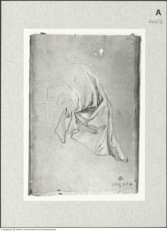 Vorderseite von Istituto Nazionale per la Grafica [https://www.deutsche-digitale-bibliothek.de/content/lizenzen/rv-ez/] Gewandstudie - , bh462681_recto. Foto.